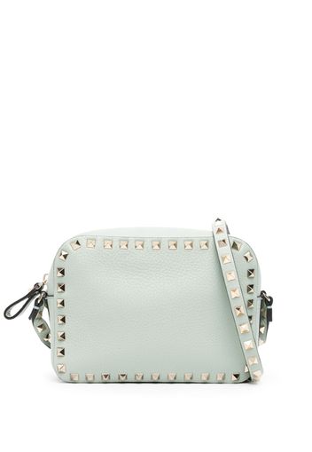 Valentino Garavani Rockstud leather crossbody bag - Grün