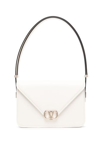 Valentino Garavani Letter leather crossbody bag - Nude