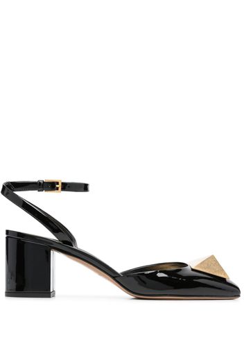 Valentino Garavani One Stud 65mm leather pumps - Schwarz