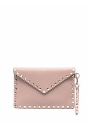 Valentino Garavani 'Rockstud' Clutch - Nude