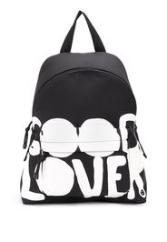 Valentino Garavani Rucksack mit "Good Lover"-Print - Schwarz