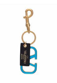 Valentino Garavani VLogo charm keyring - Blau