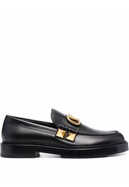 Valentino Garavani VLogo Rockstud loafers - Schwarz