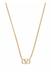 Valentino Garavani VLogo Signature pendant necklace - Gold