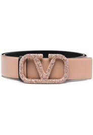 Valentino Garavani monogram-buckle belt - Rosa