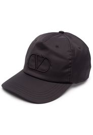 Valentino embroidered logo cap - Schwarz