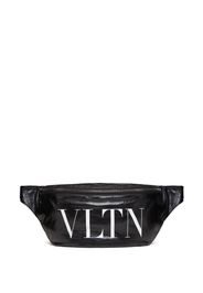 Valentino Garavani logo-print leather belt bag - Schwarz