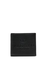 Valentino Garavani logo-debossed cardholder - Schwarz