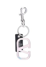 Valentino Garavani VLogo keyring - Silber