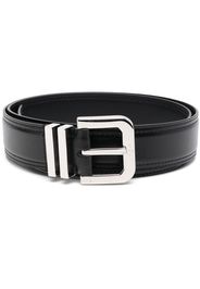 Valentino Garavani engraved-buckle leather belt - Schwarz