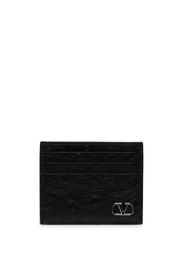 Valentino Garavani VLogo Signature leather cardholder - Schwarz