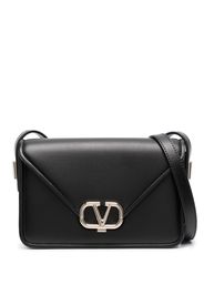 Valentino Garavani small Letter leather shoulder bag - Schwarz