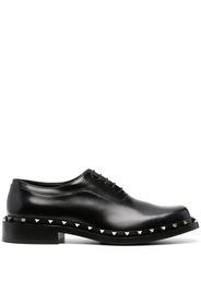 Valentino Garavani Rockstud leather derby shoes - Schwarz