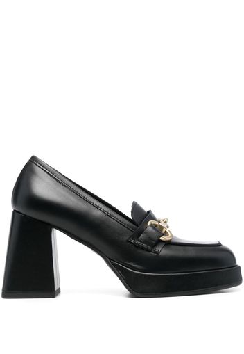 VAMSKO Edith 90mm leather loafers - Schwarz