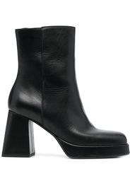 VAMSKO Doris 90mm leather ankle boots - Schwarz