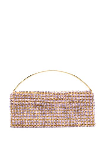 Vanina Maxi Les Nuances crystal-embellished clutch bag - Violett