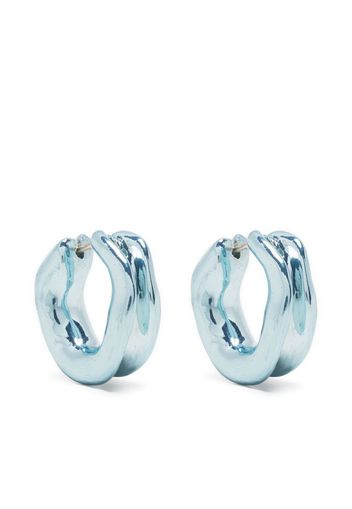 Vann Jewelry U Creolen - Blau