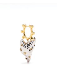 Vann Jewelry Ohrring mit Herz - Silber