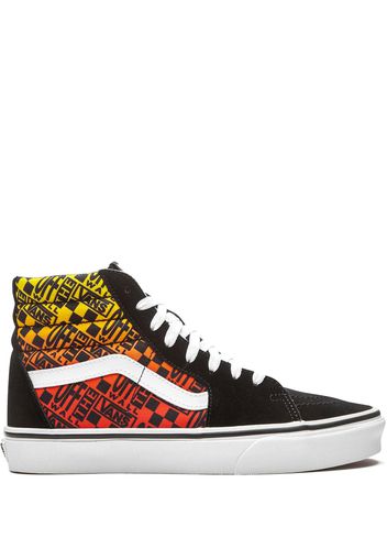 Vans Sk8 Hi Flame Sneakers - Schwarz