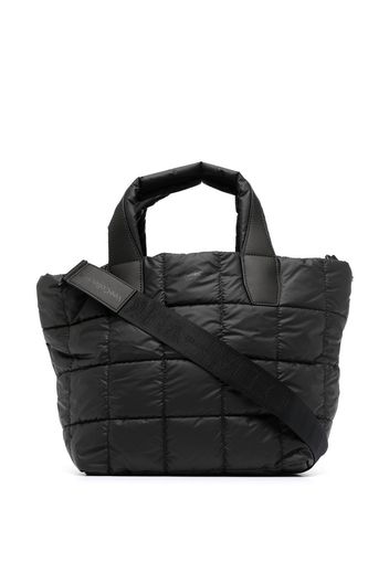 VeeCollective quilted tote bag - Schwarz