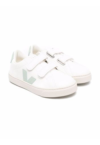 Veja Kids touch-strap low-top trainers - Weiß