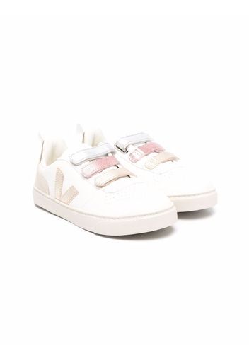 Veja Kids touch-strap fastening sneakers - Weiß