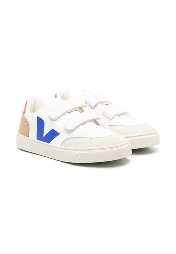 VEJA Kids V-12 touch-strap sneakers - Weiß