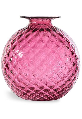 Venini Monofiore transparent-design vase (16.5cm) - Rosa