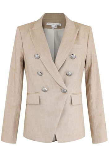 Veronica Beard Miller double-breasted blazer - Nude