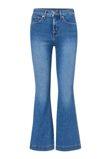 Veronica Beard Carson high-waisted flared jeans - Blau