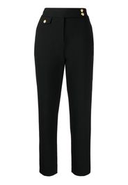 Veronica Beard Cropped-Hose mit hohem Bund - Schwarz