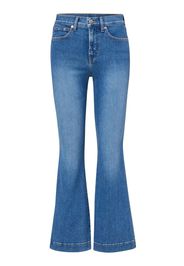 Veronica Beard Carson high-waisted flared jeans - Blau