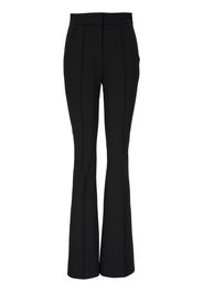 Veronica Beard bonded-seams flared trousers - Schwarz