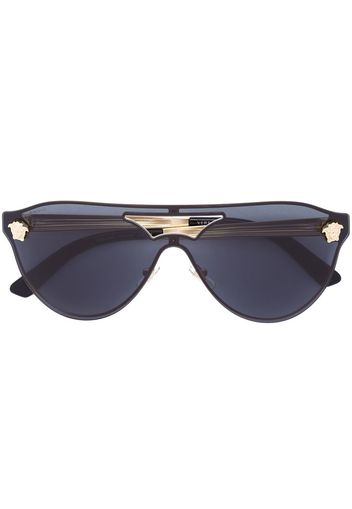 Versace Eyewear Sonnenbrille mit Medusa-Details - Schwarz