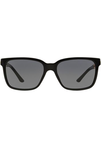 Versace Eyewear Eckige Sonnenbrille mit Cut-Outs - Schwarz