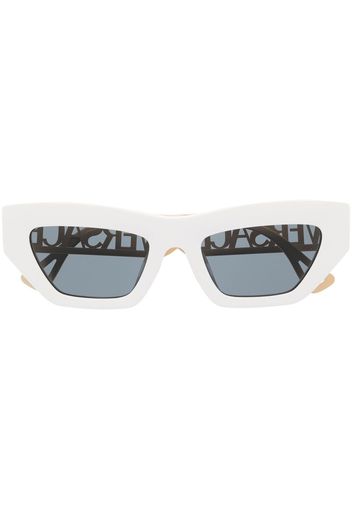 Versace Eyewear Brille im Cat-Eye-Design - Weiß