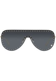 Versace Eyewear Sonnenbrille mit Nieten - Schwarz
