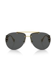 Versace Eyewear Medusa Head pilot-frame sunglasses - Gold