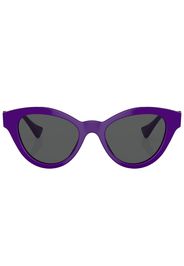 Versace Eyewear Runde Medusa Sonnenbrille - Violett