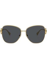 Versace Eyewear Medusa oversize-frame sunglasses - Gold