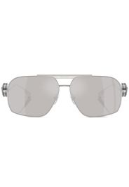 Versace Eyewear Pilotenbrille mit Medusa - Silber