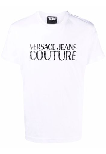 Versace Jeans Couture T-Shirt mit Logo-Print - Weiß