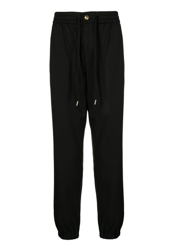 Versace Jeans Couture Jogginghose mit Logo-Patch - Schwarz