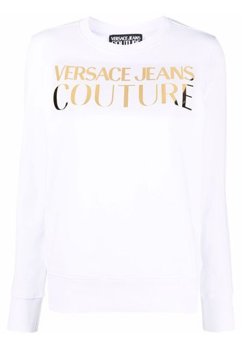 Versace Jeans Couture logo crew-neck sweatshirt - Weiß