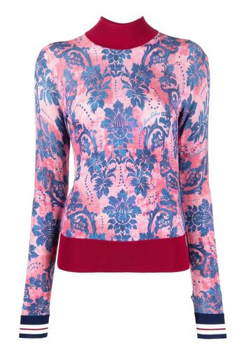 VERSACE JEANS COUTURE Pullover mit Stehkragen - Rosa