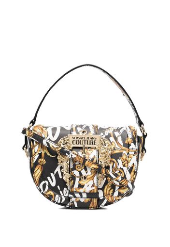 Versace Jeans Couture Regalia Baroque-print Couture top-handle bag - Schwarz