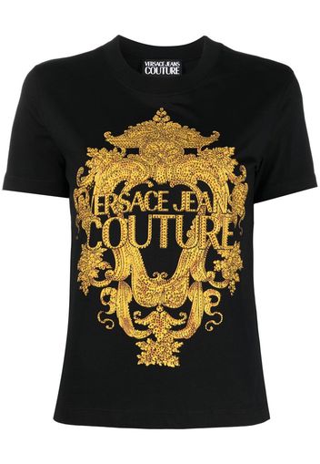 Versace Jeans Couture baroque-print T-shirt - Schwarz