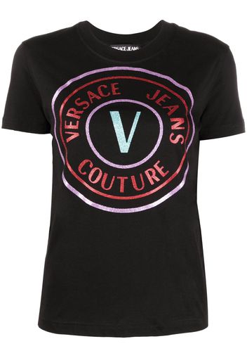 Versace Jeans Couture logo-print T-shirt - Schwarz