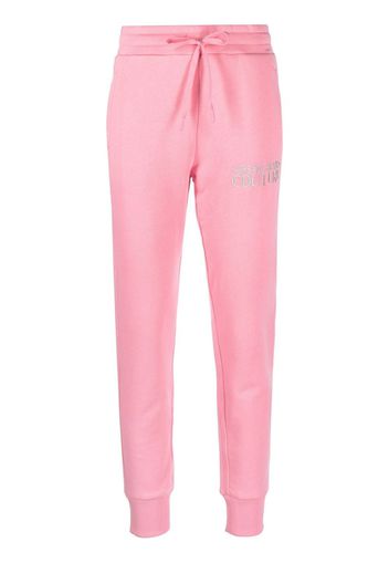 Versace Jeans Couture logo-print track pants - Rosa