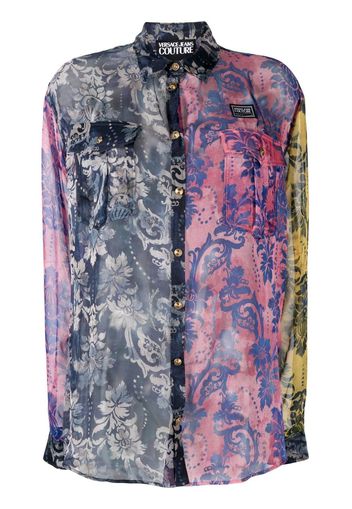 Versace Jeans Couture Tapestry Couture panelled shirt - Rosa